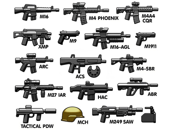 Modern Weapons Pack - BrickArms