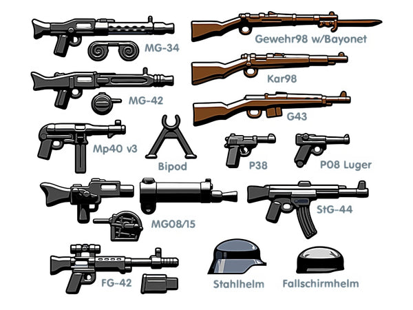 German Weapons Pack - BrickArms