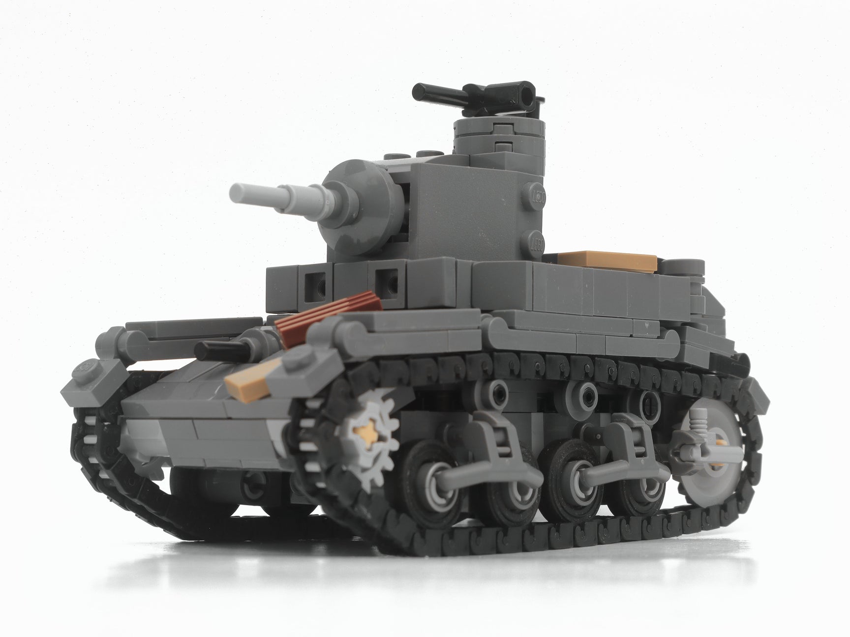 M3 Stuart Tank Build kit JD Brick